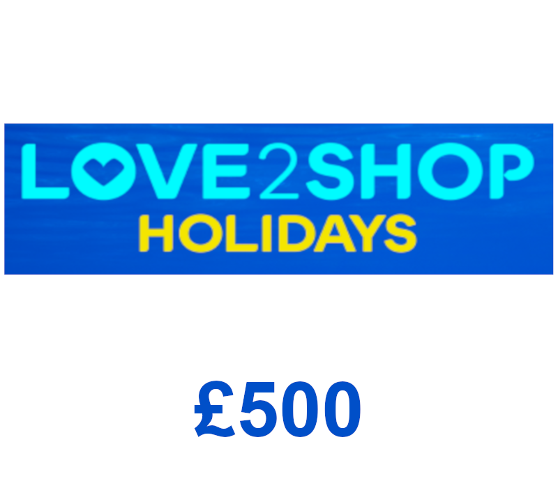 

Love2Shop Holidays £500 Gift Card UK