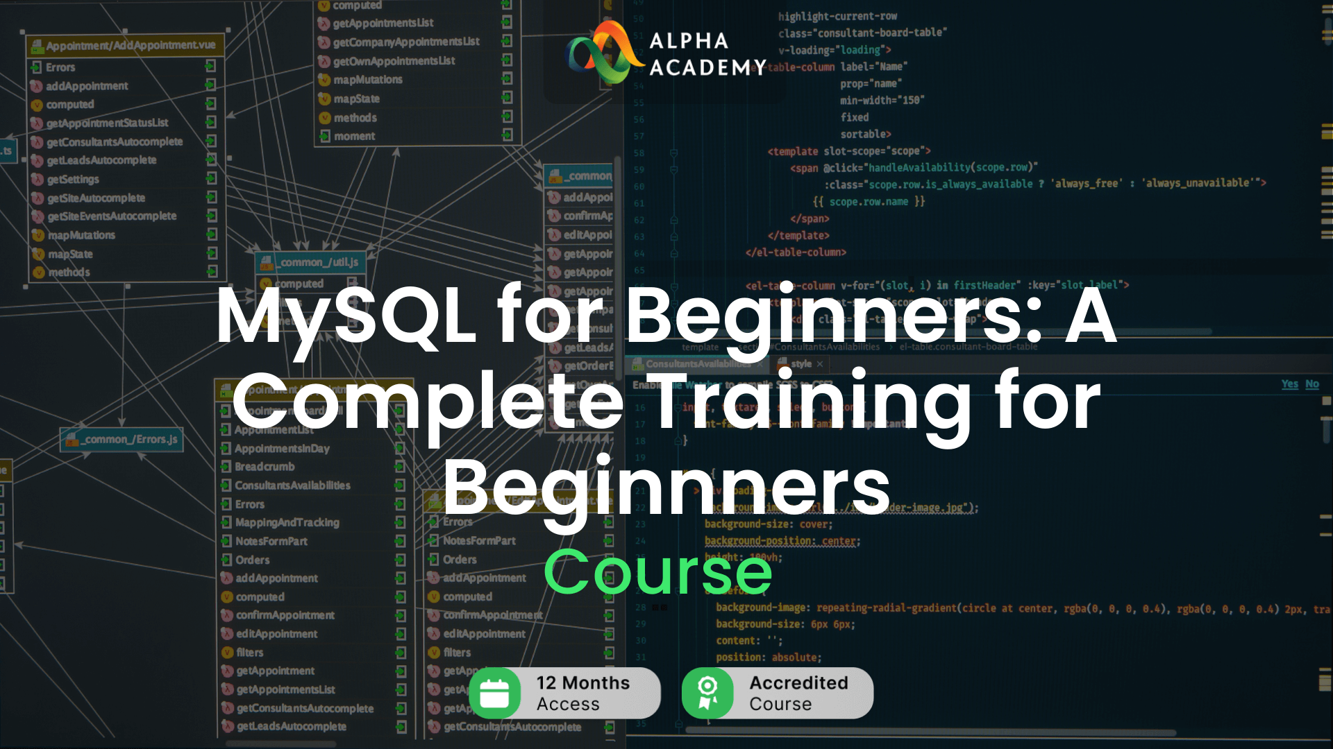 MySQL for Beginners: A Complete Training for beginnners Alpha Academy Code