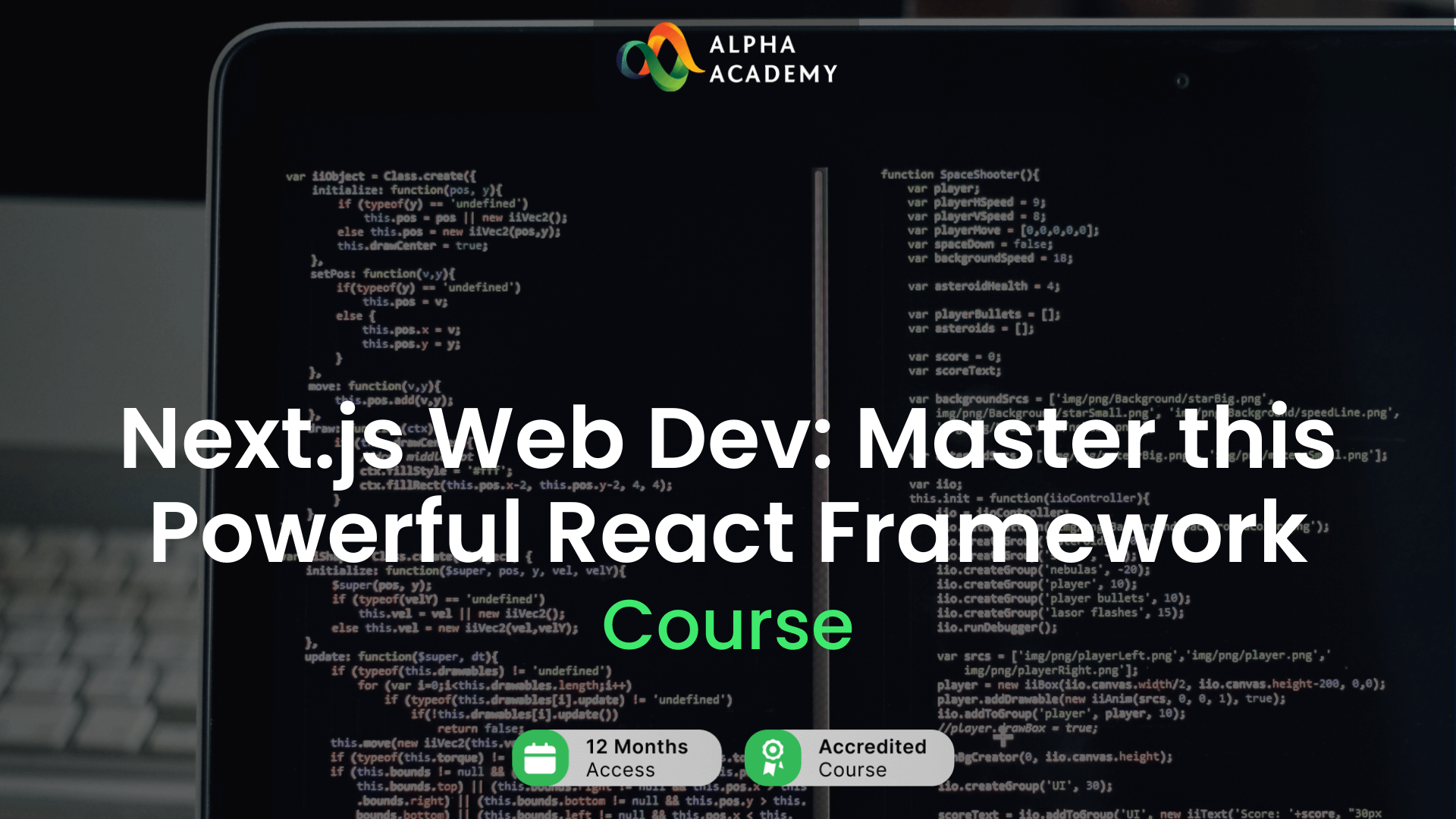 Next.js Web Dev: Master this Powerful React Framework Alpha Academy Code