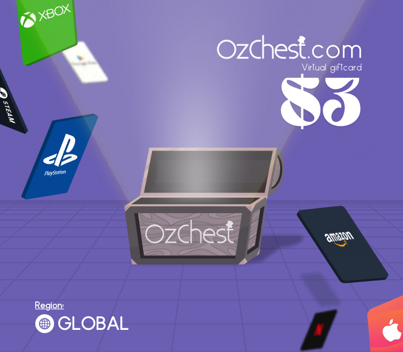 

Ozchest $3 Gift Card