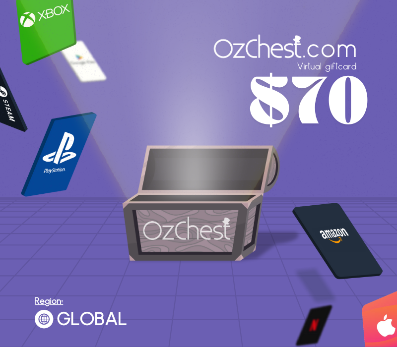 

Ozchest $70 Gift Card