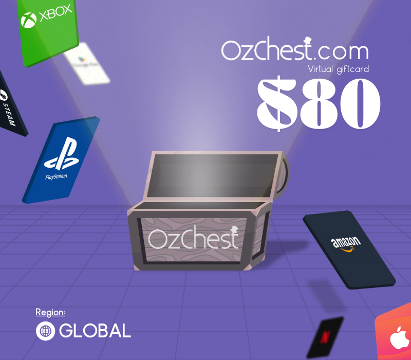 

Ozchest $80 Gift Card