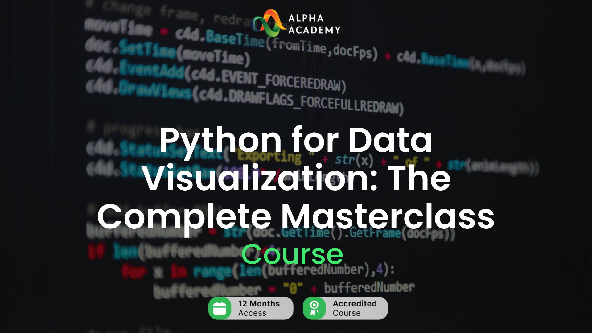 Python for Data Visualization: The Complete Masterclass Alpha Academy Code