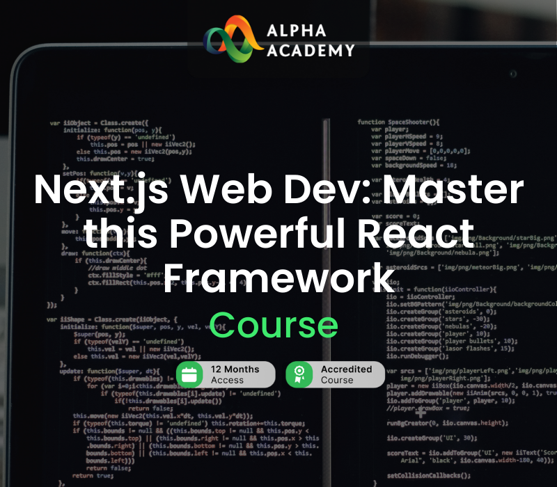 Next.js Web Dev: Master this Powerful React Framework Alpha Academy Code