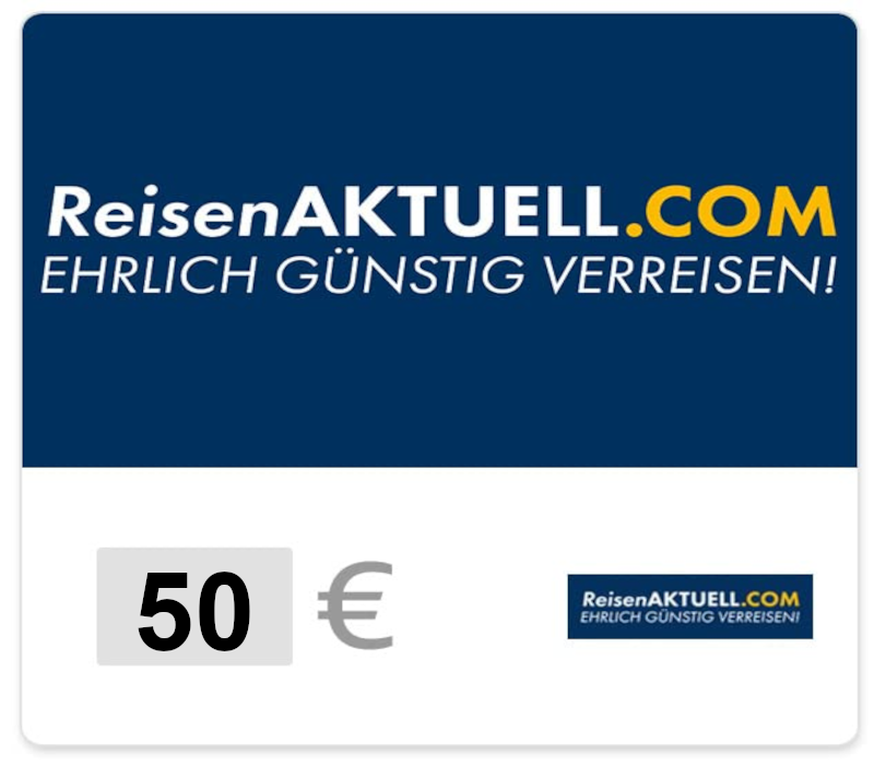 

Reisen Aktuell €50 Gift Card DE