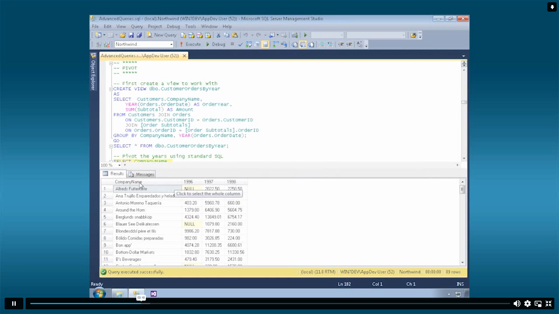 SQL Mastery for Data Analytics & Reporting John Academy Code