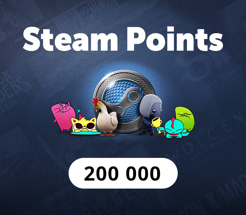 

200.000 Steam Points Manual Delivery