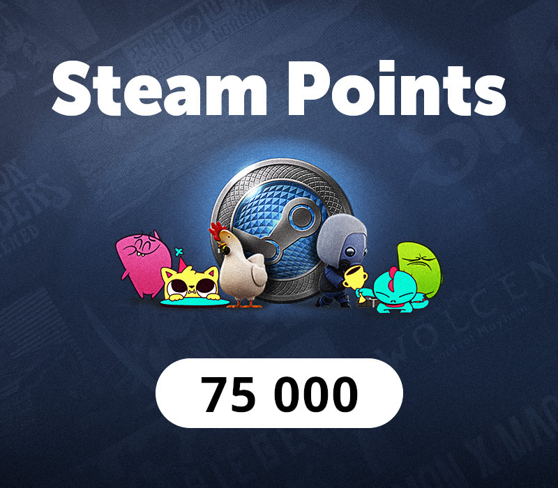 75.000 Steam Points Manual Delivery