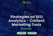 Strategies on SEO Analytics - Content Marketing Tools Alpha Academy Code screenshot 1