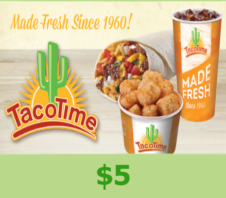 TacoTime® $5 Gift Card US