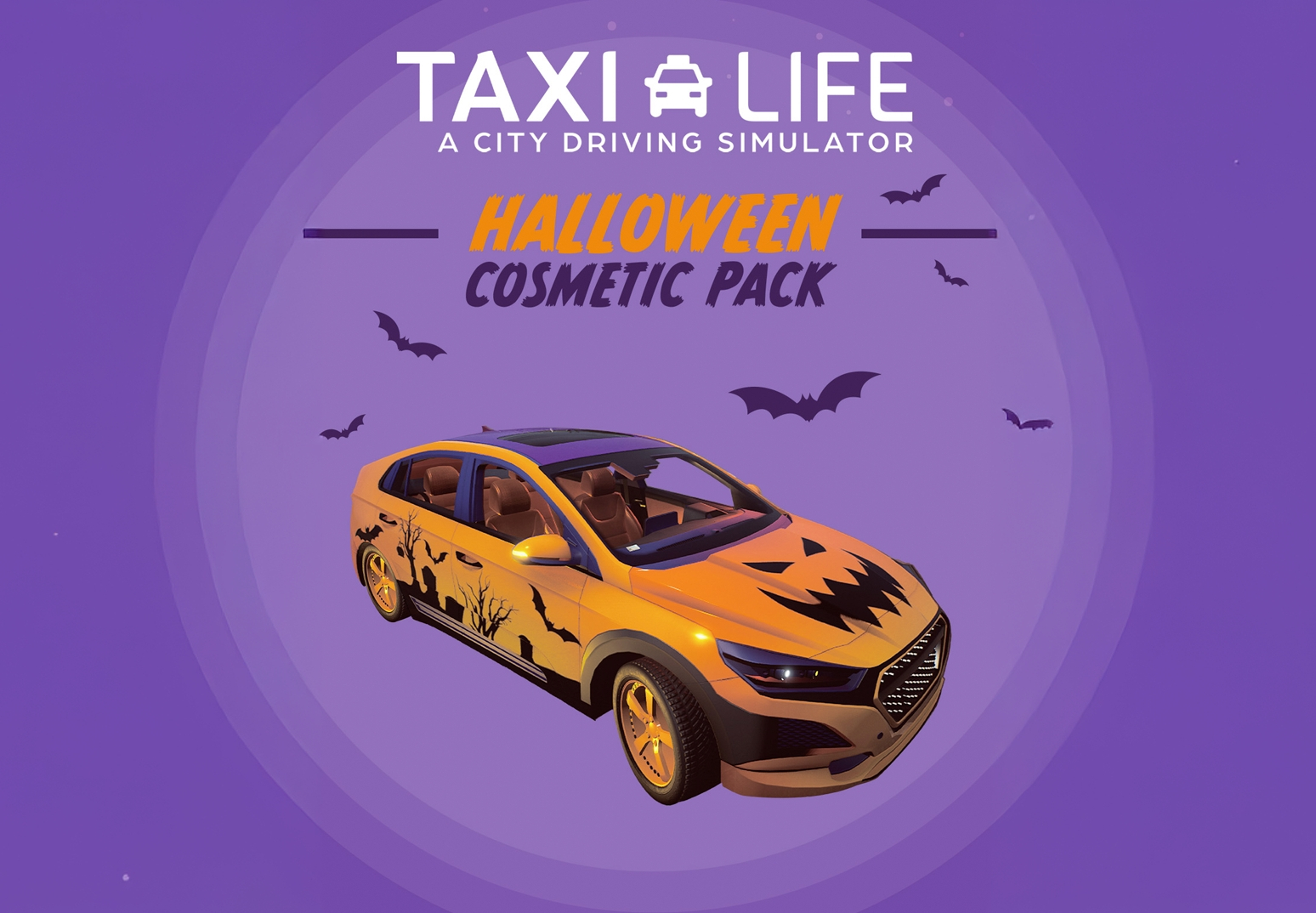 Taxi Life: A City Driving Simulator - Halloween Cosmetic Pack DLC PC Steam CD Key screenshot 2