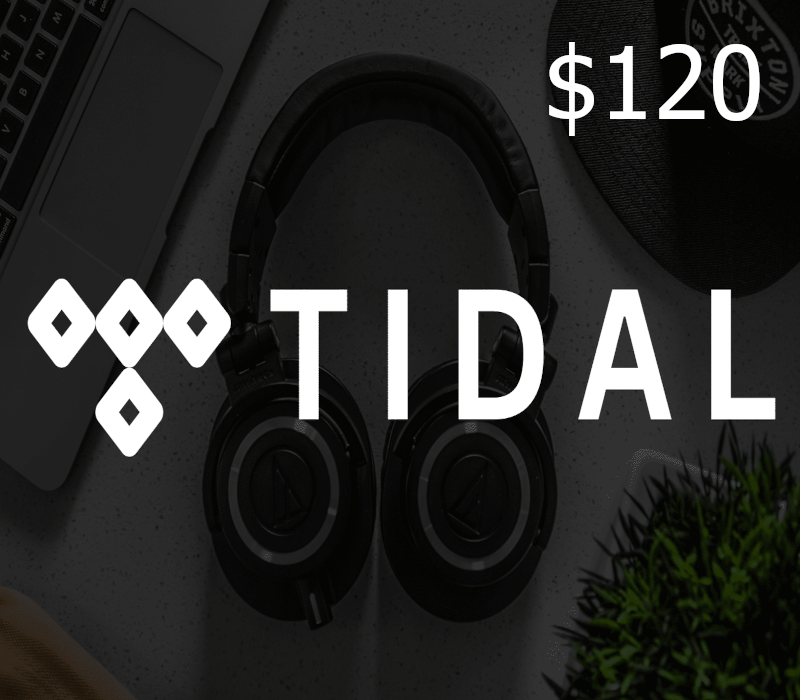 

TIDAL $120 Gift Card US