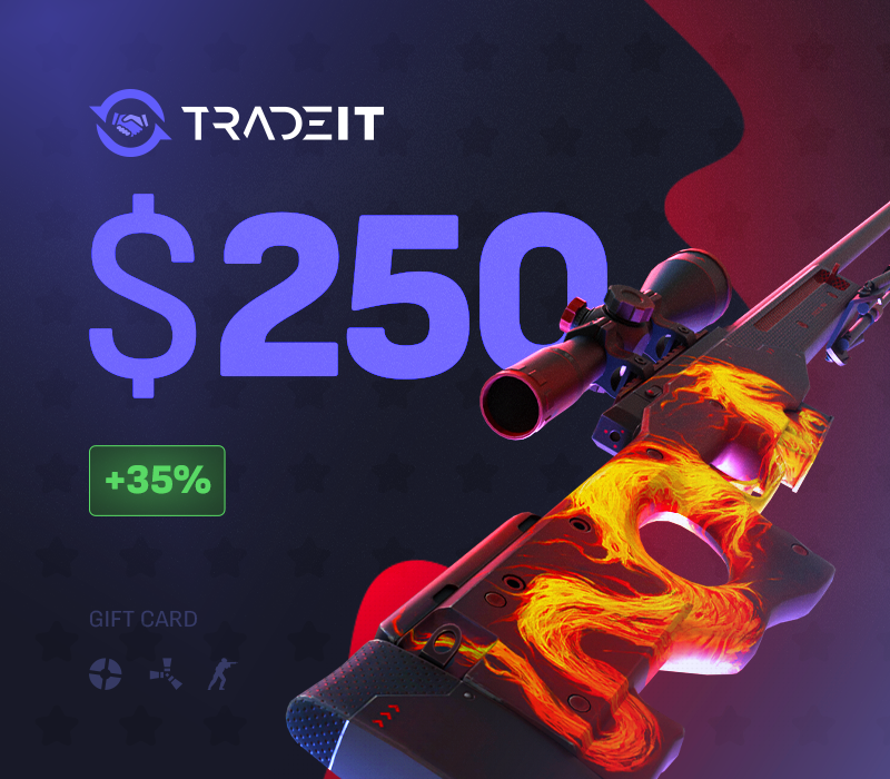 

Tradeit.gg 250 USD Gift Card