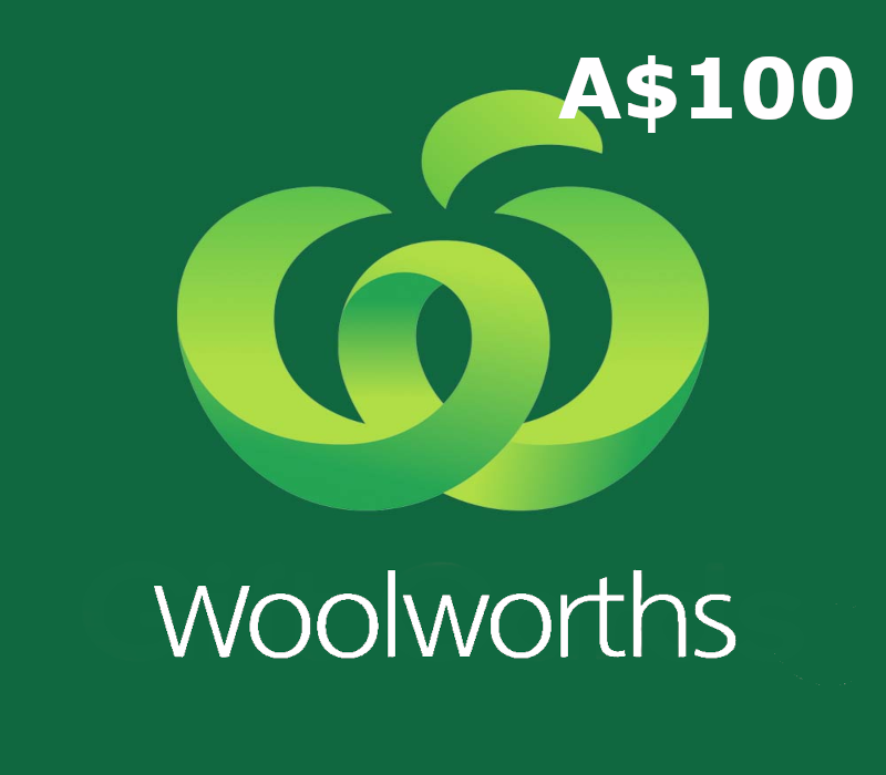 Woolworths Supermarket A$100 Gift Card AU