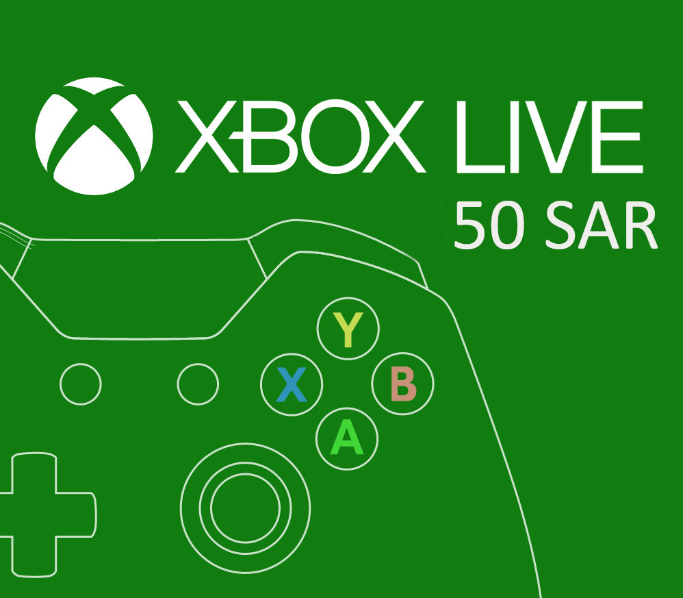 XBOX Live 50 SAR Prepaid Card SA