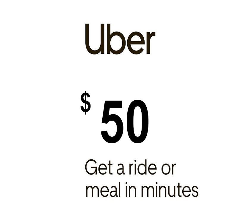 

Uber $50 PA Gift Card