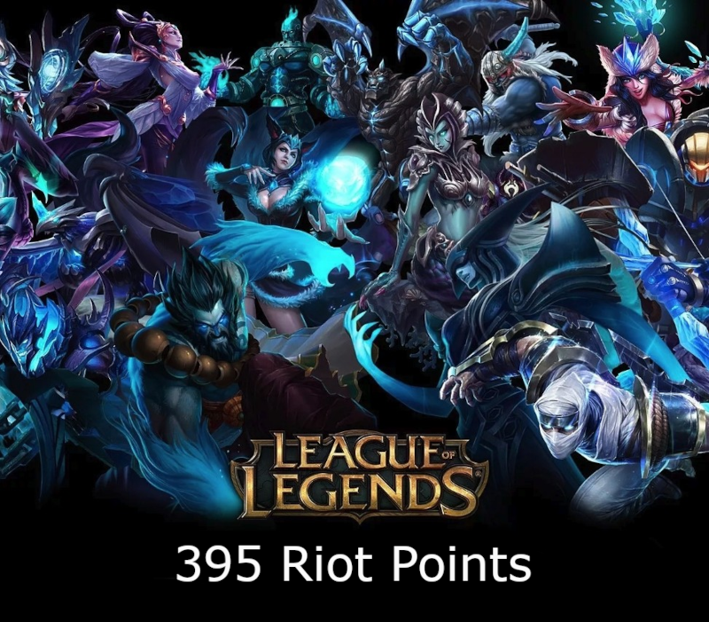 League Of Legends 395 RP Prepaid Card NZ