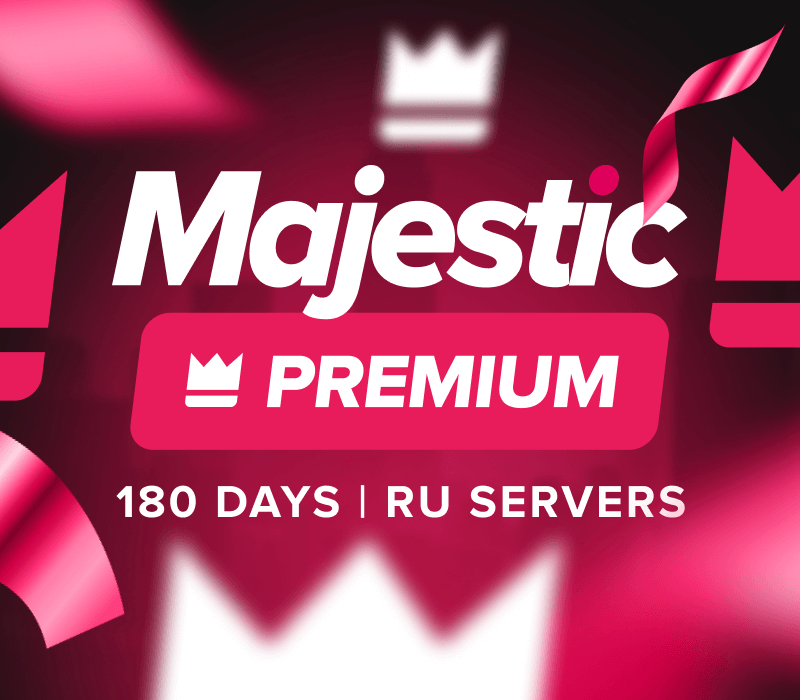 

Majestic Premium Subscription | 180 days | RU servers