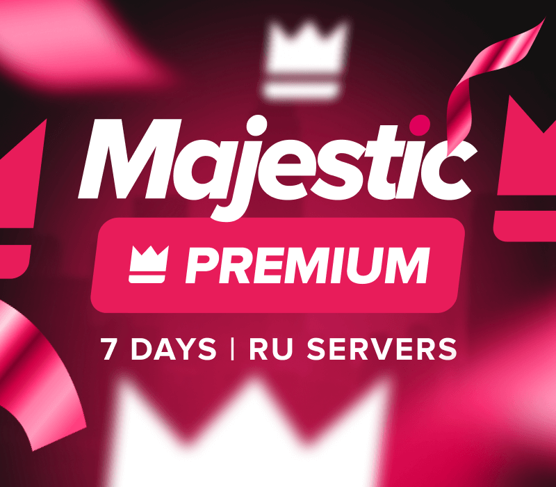 

Majestic Premium Subscription | 7 days | RU servers