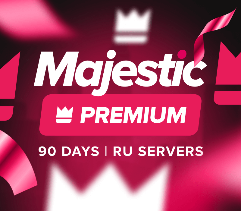 

Majestic Premium Subscription | 90 days | RU servers