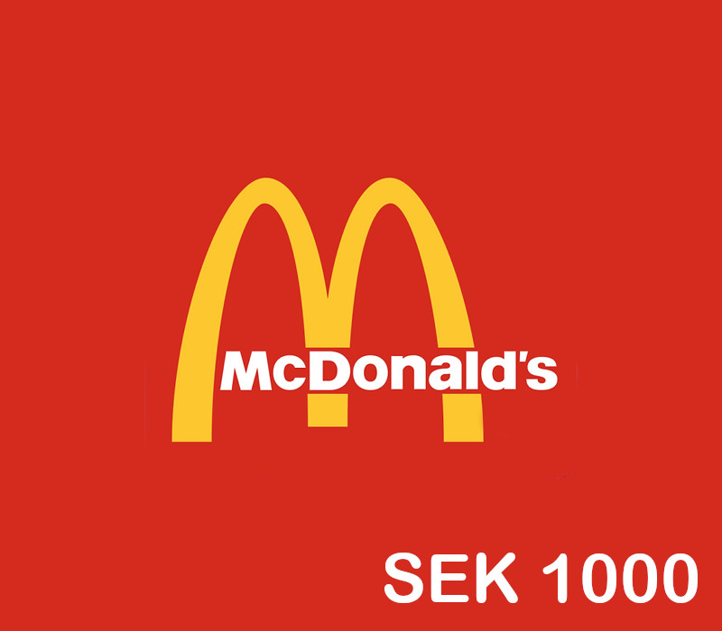 

Mcdonalds SEK 1000 Gift Card SE