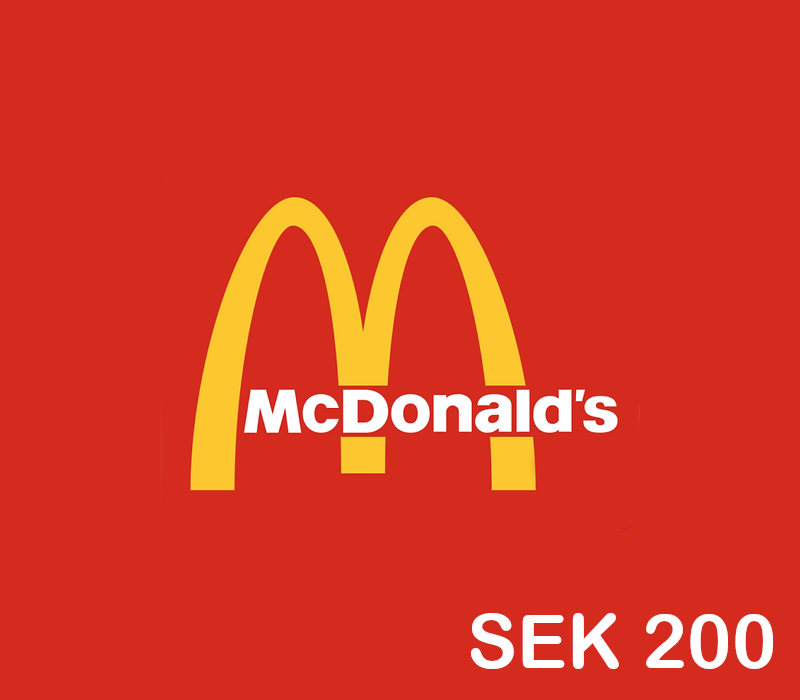 

Mcdonalds SEK 200 Gift Card SE