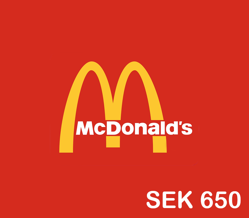 

Mcdonalds SEK 650 Gift Card SE