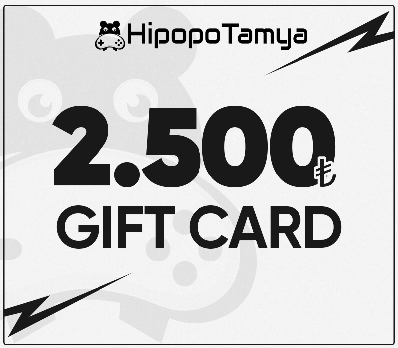 

HipopoTamya ₺2,500 Gift Card