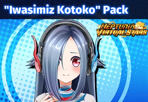 Neptunia Virtual Stars - Iwasimiz Kotoko Pack DLC EU PC Steam CD Key screenshot 1