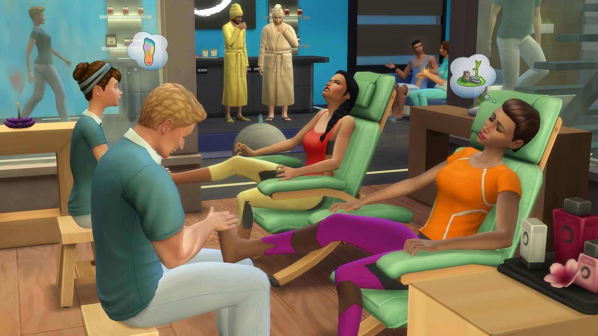 The Sims 4 Get Together + Spa Day + Movie Hangout Stuff DLC Bundle PC Origin CD Key