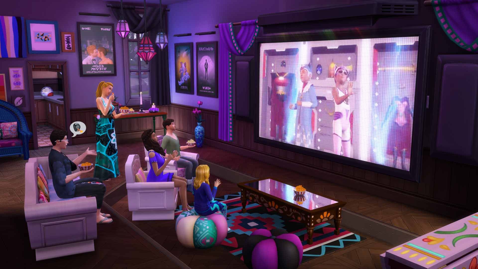 The Sims 4 Get Together + Spa Day + Movie Hangout Stuff DLC Bundle PC Origin CD Key