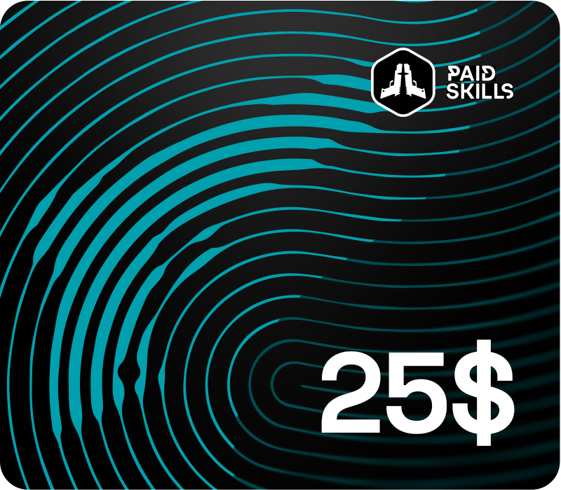 

PaidSkills $25 Gift Card