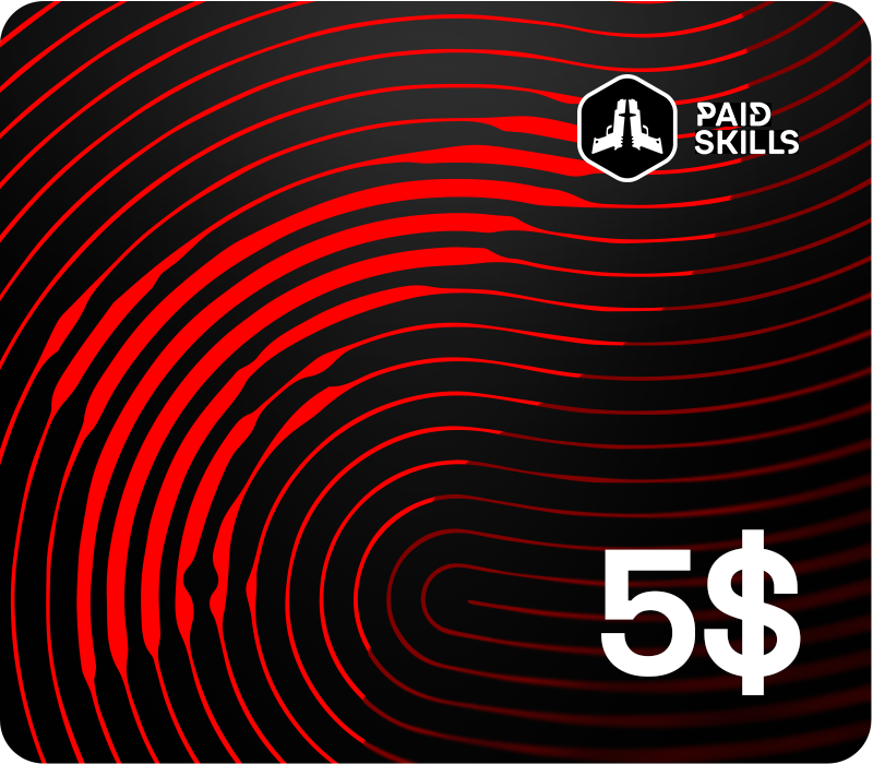 

PaidSkills $5 Gift Card