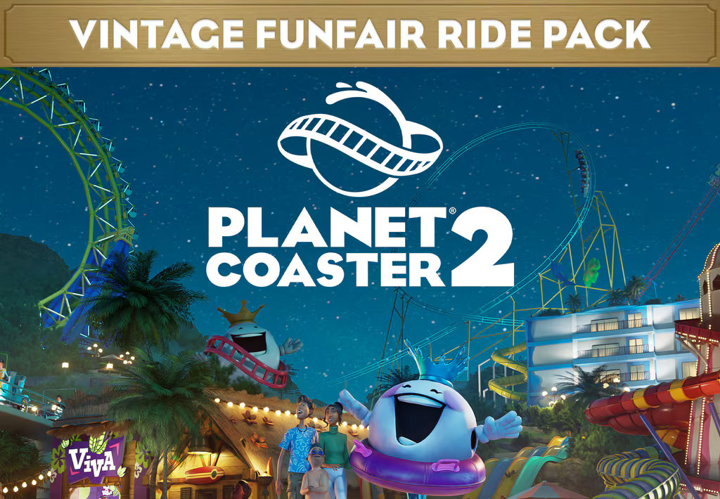 Planet Coaster 2 - Vintage Funfair Ride Pack DLC RoW PC Steam CD Key
