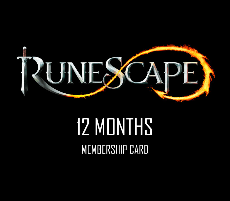 RuneScape 12-Month Prepaid Time Game Card EU