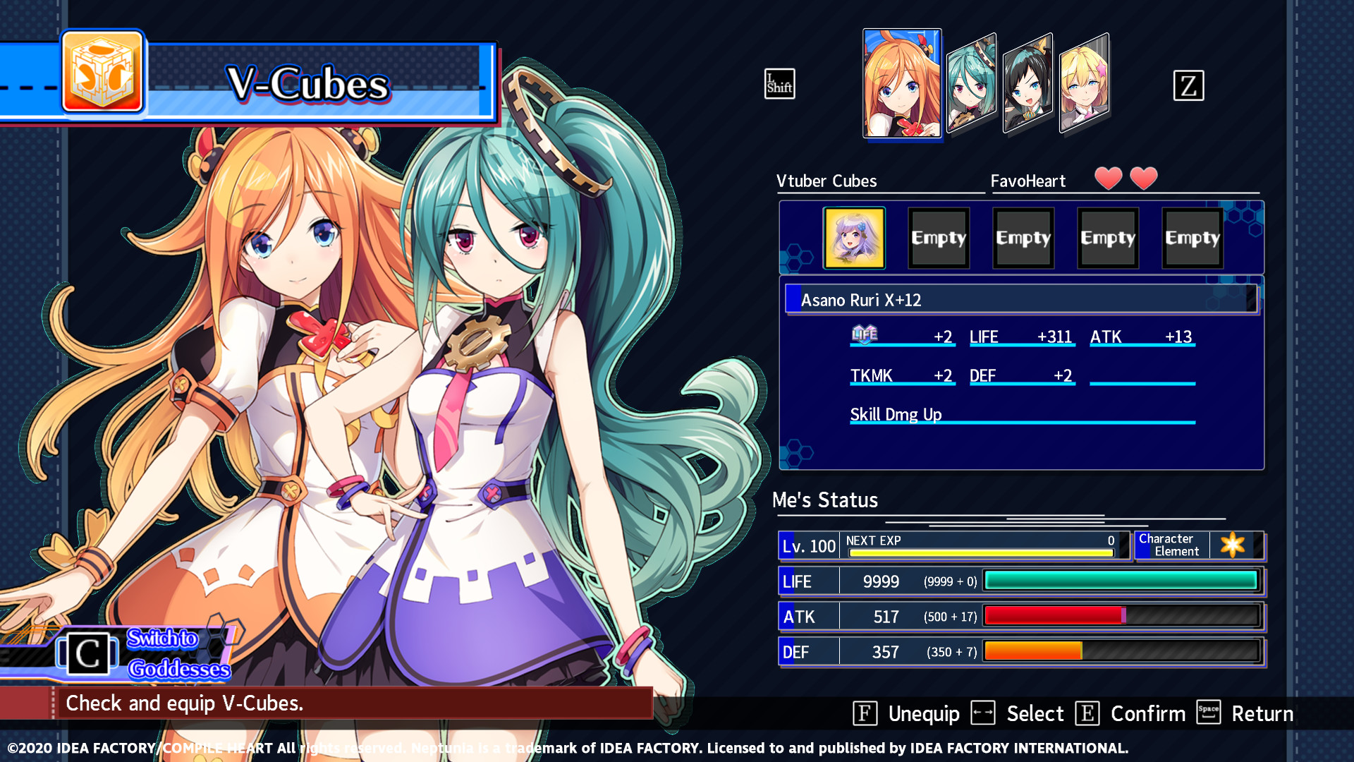 Neptunia Virtual Stars - Asano Sisters Project Pack DLC PC Steam