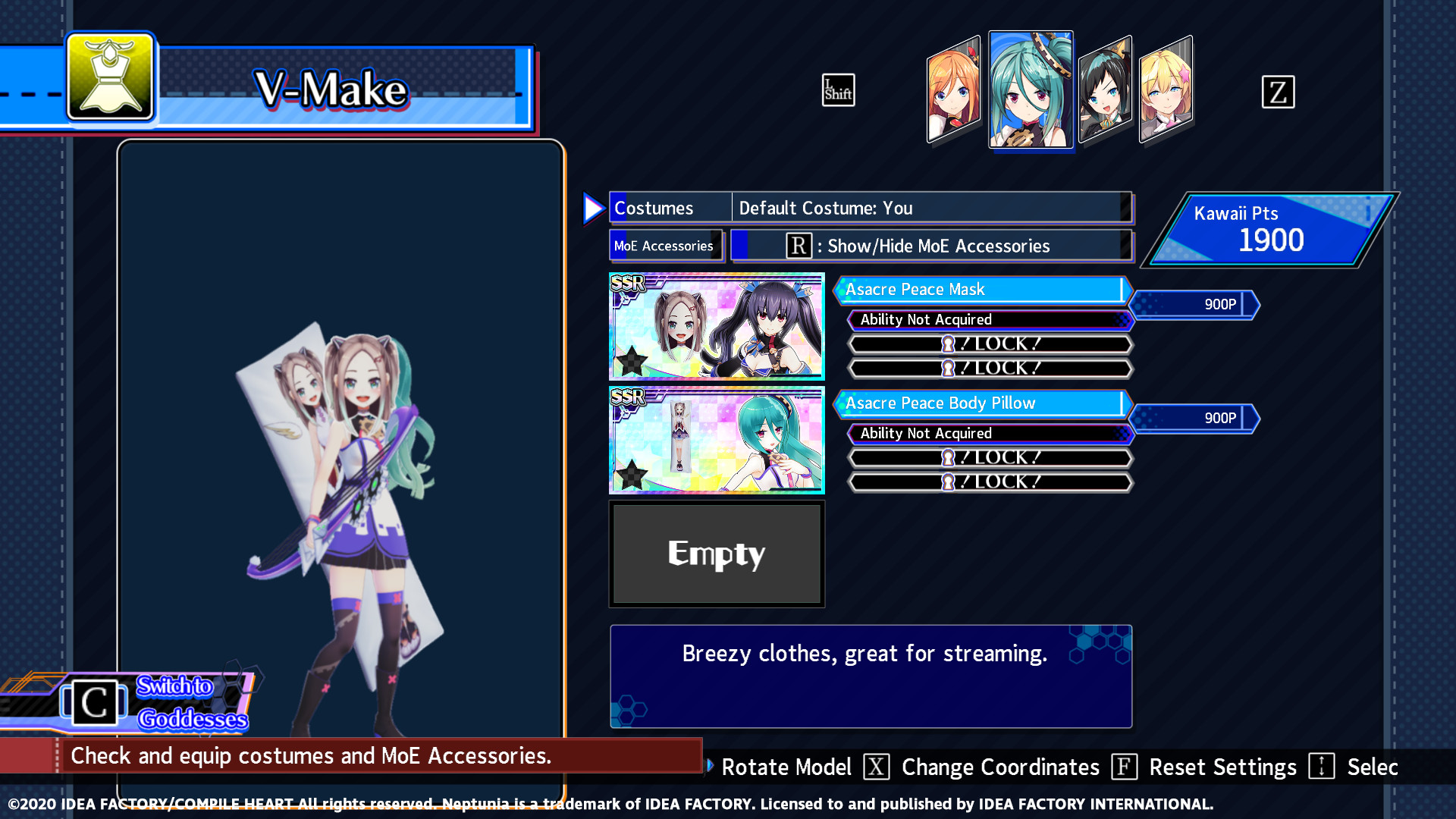 Neptunia Virtual Stars - Asacre Peace Pack DLC PC Steam