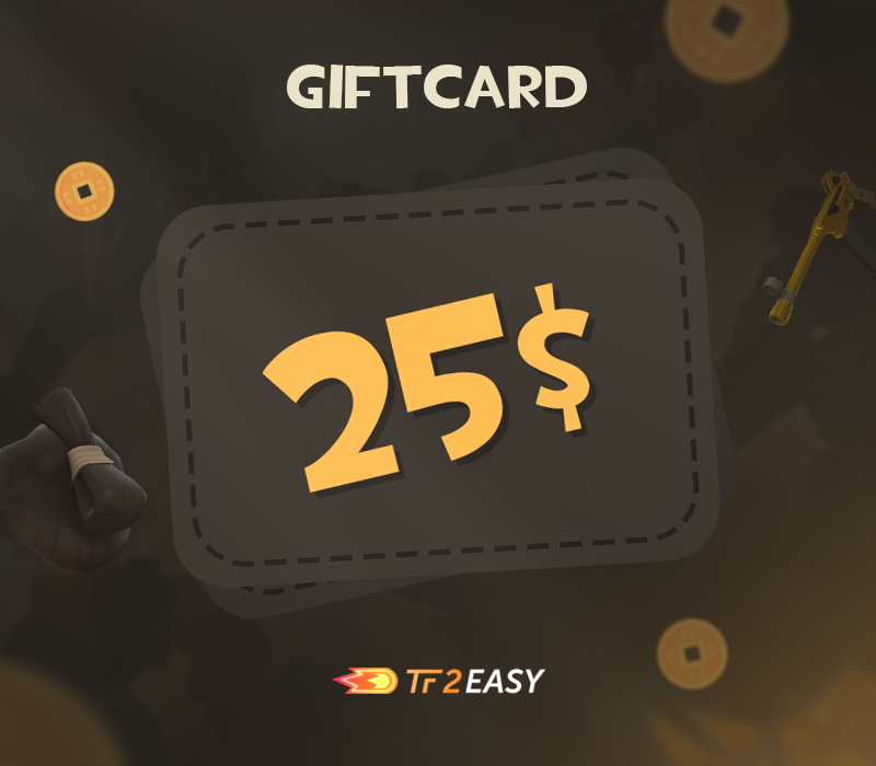 

TF2Easy $25 Coins Gift Card