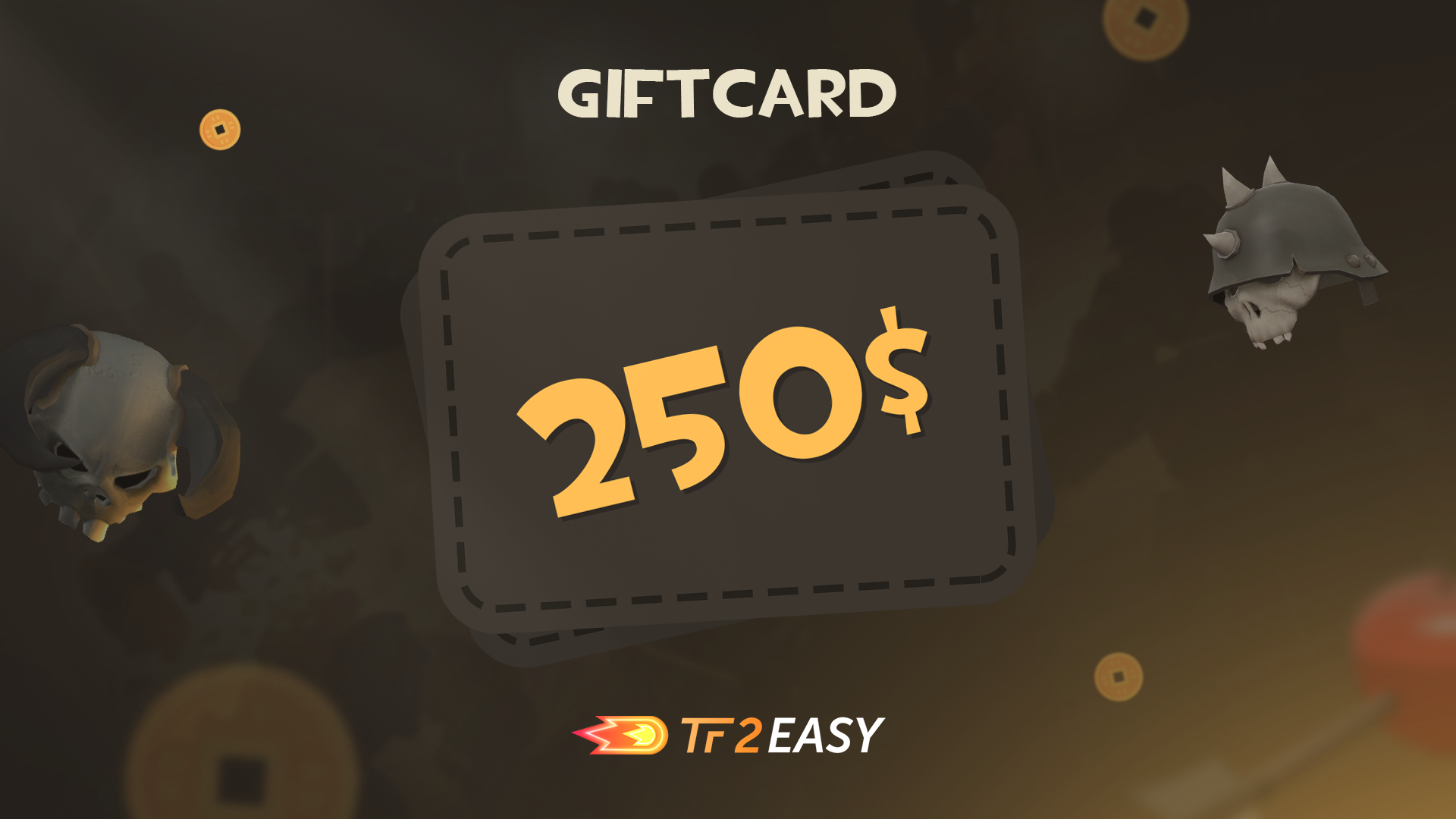 TF2Easy $250 Coins Gift Card