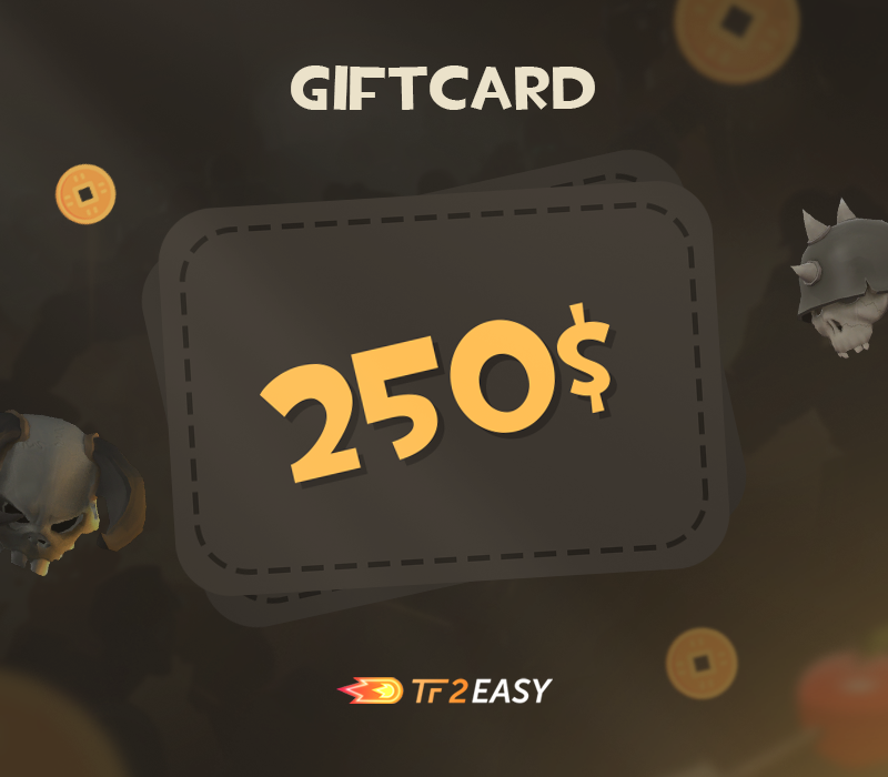 TF2Easy $250 Coins Gift Card