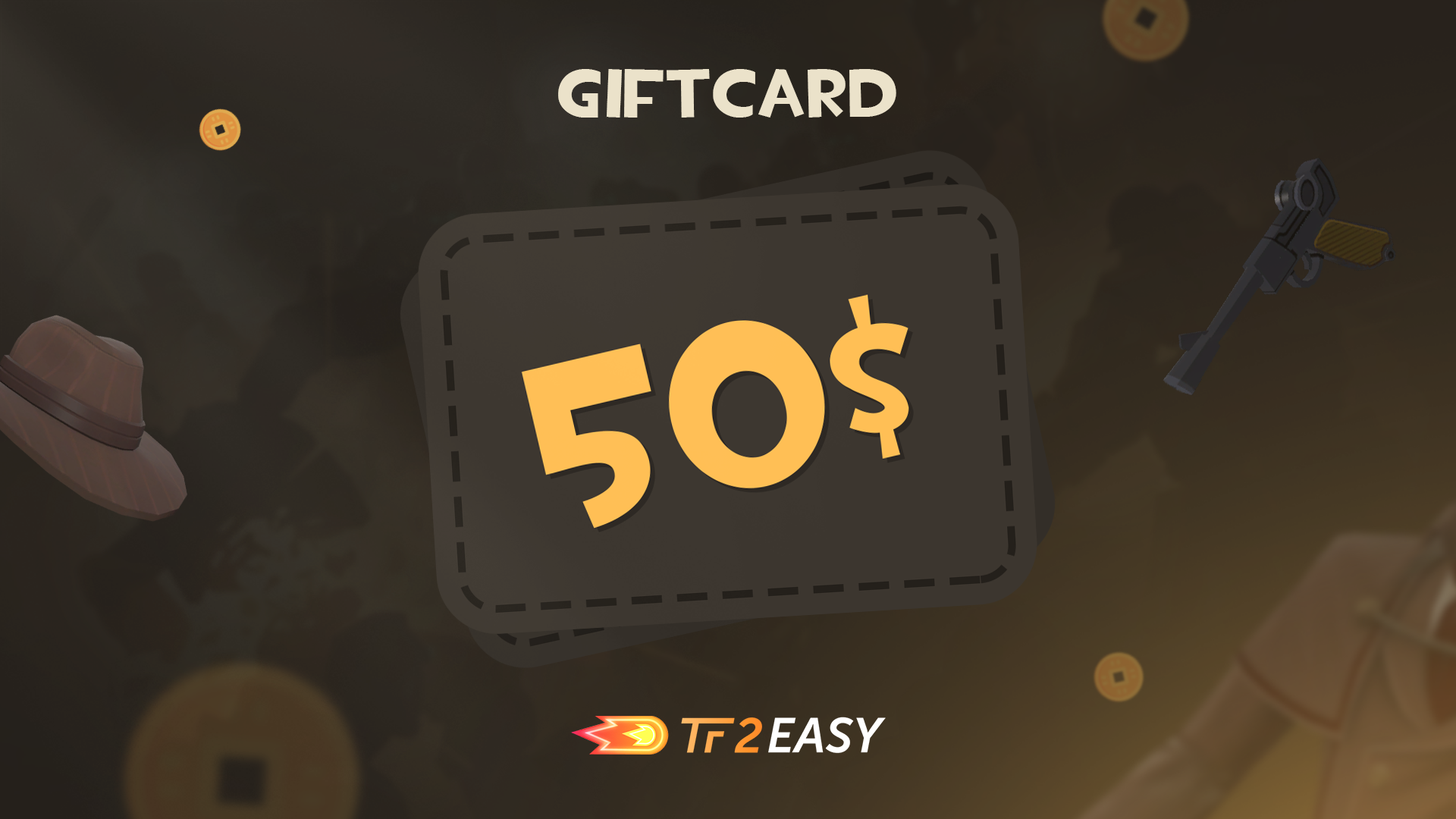 TF2Easy $50 Coins Gift Card