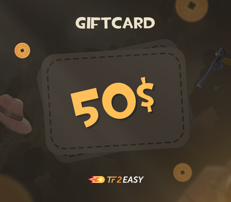 

TF2Easy $50 Coins Gift Card