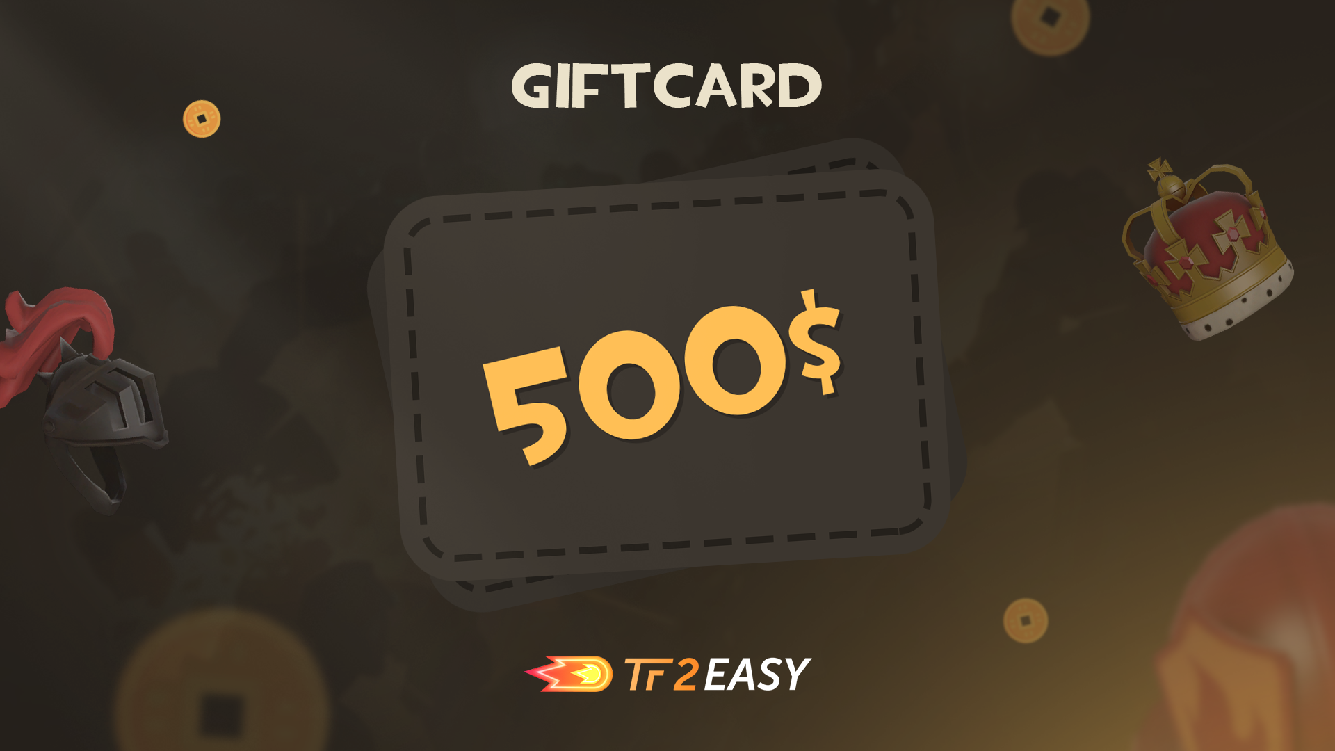 TF2Easy $500 Coins Gift Card