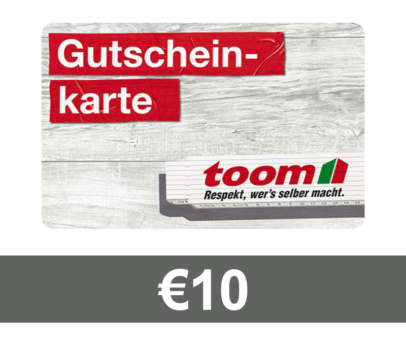 

TOOM Baumarkt €10 Gift Card DE