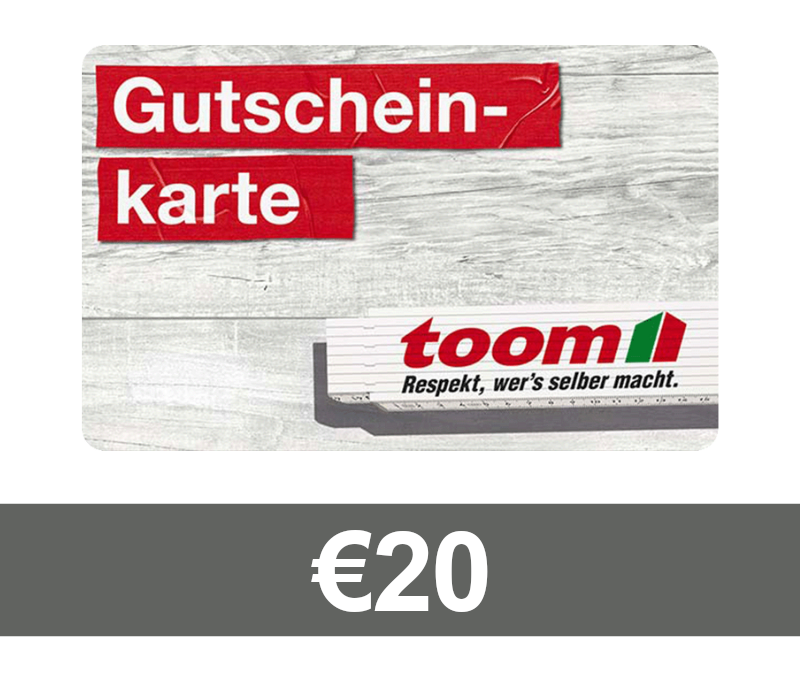 

TOOM Baumarkt €20 Gift Card DE