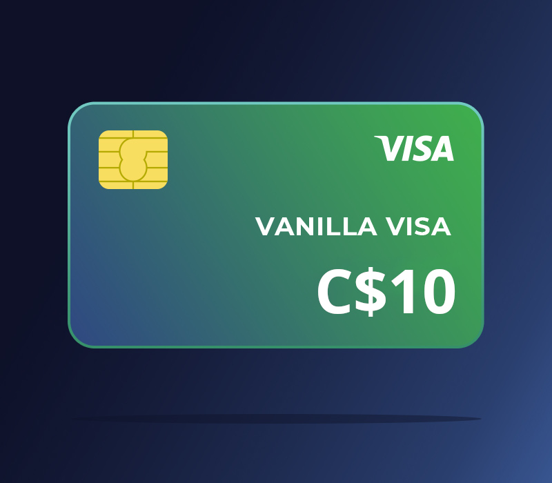 

Vanilla VISA C$10 CA