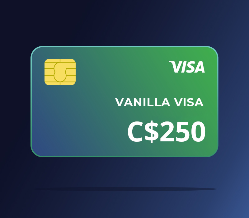 

Vanilla VISA C$250 CA