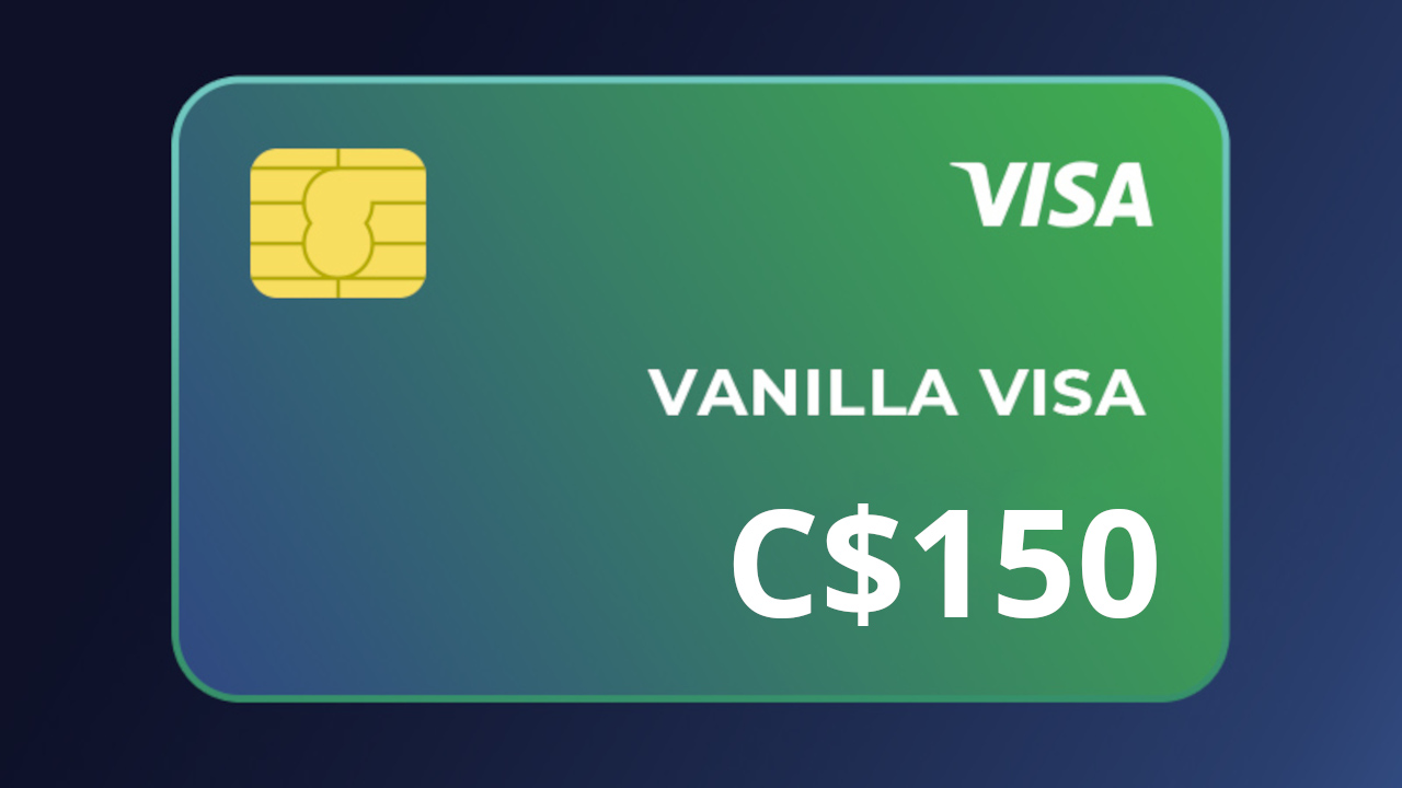 Vanilla VISA C$150 CA