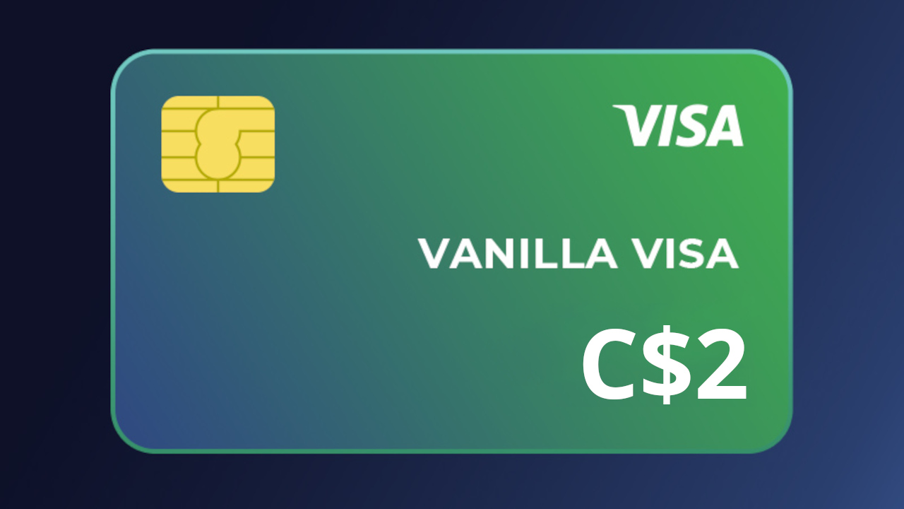 Vanilla VISA C$2 CA