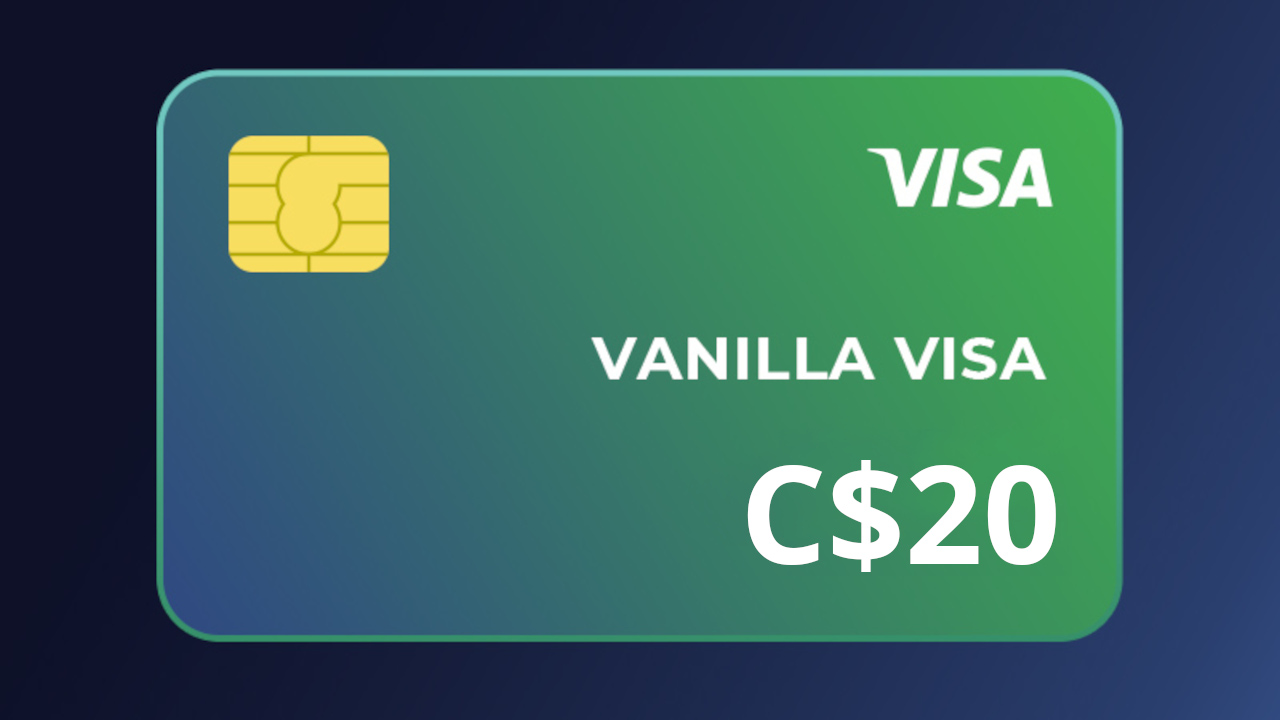 Vanilla VISA C$20 CA